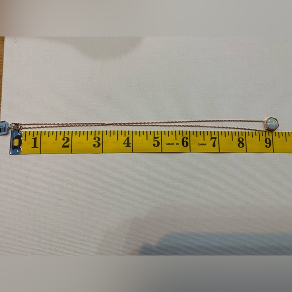 Opal Necklace. 14k Rose Gold Over Sterling Silver 18” NWT and Original Box - Picture 6 of 12